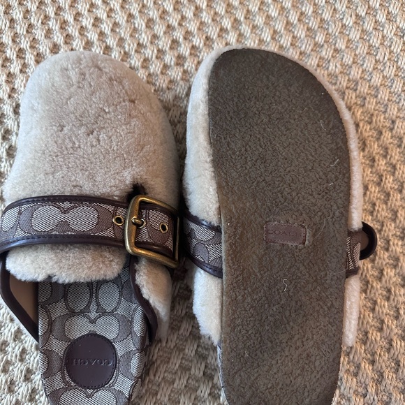 Coach shearling mules - Picture 4 of 4